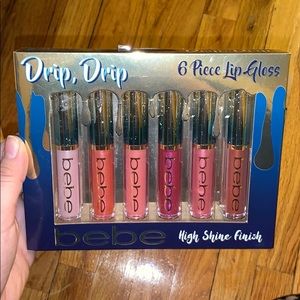 Bebe 6 piece lip gloss